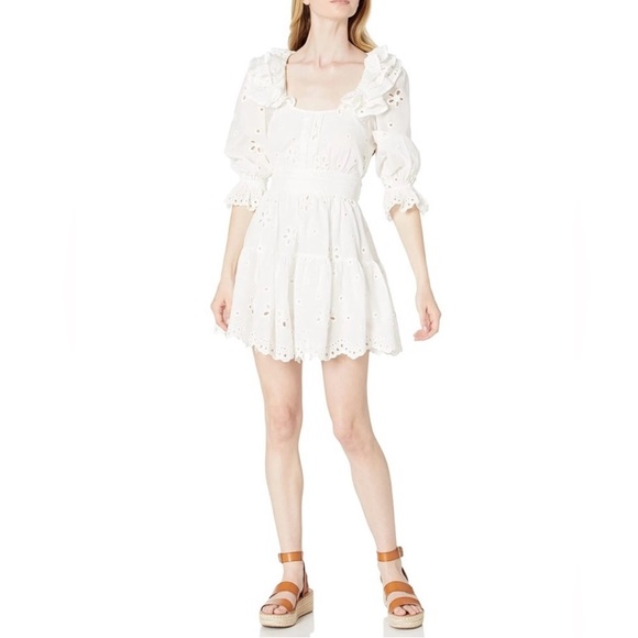 For Love & Lemons Serena Mini Dress (Size Small) - Picture 2 of 6